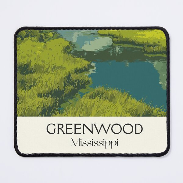 Item preview, Greenwood Mississippi River Bridge | Yazoo River Art Print designed and sold by TuncGK.