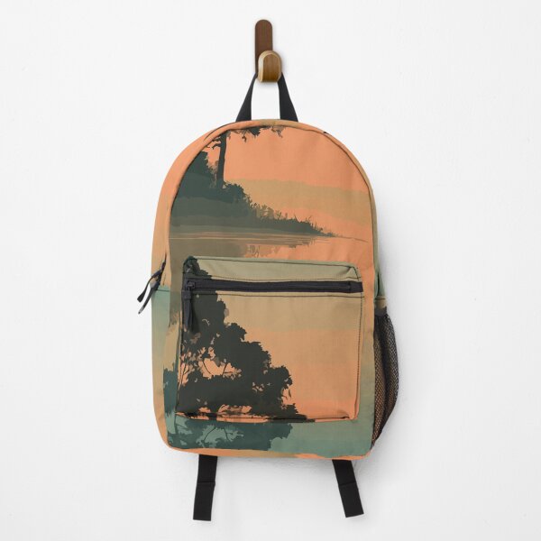 Item preview, Grenada Lake Mississippi | Misty Morning Fishing Art Print designed and sold by TuncGK.