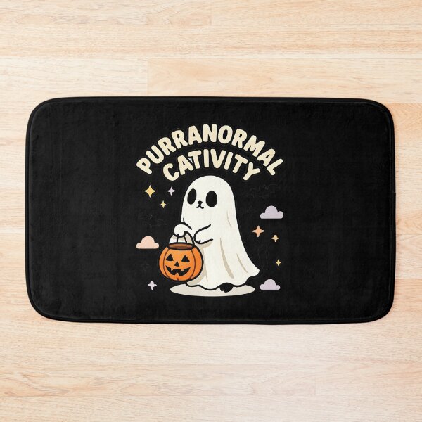 Item preview, Purranormal Cativity Funny Cat Ghost Pun Design designed and sold by Dantin.