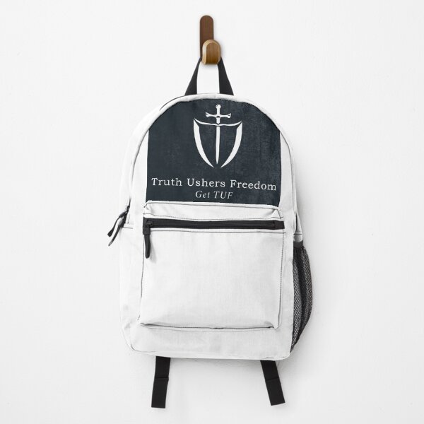 Item preview, Truth Ushers Freedom sword and full shield (white text) designed and sold by PAXsword.