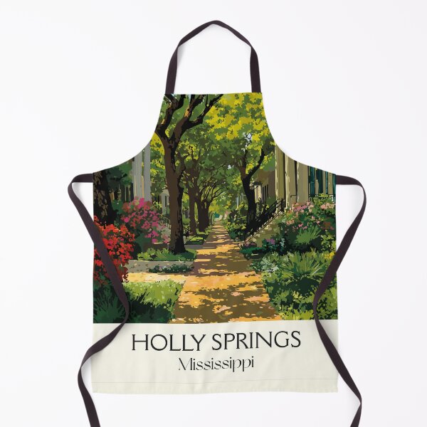 Item preview, Holly Springs Mississippi Street | Antebellum Homes Art Print designed and sold by TuncGK.