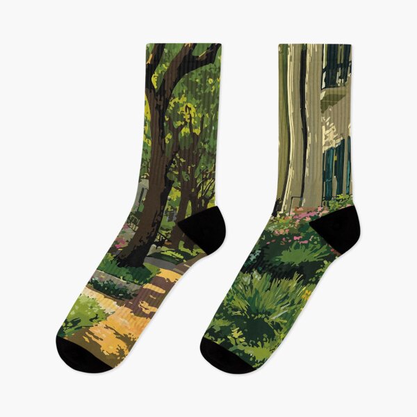 Item preview, Holly Springs Mississippi Street | Antebellum Homes Art Print designed and sold by TuncGK.