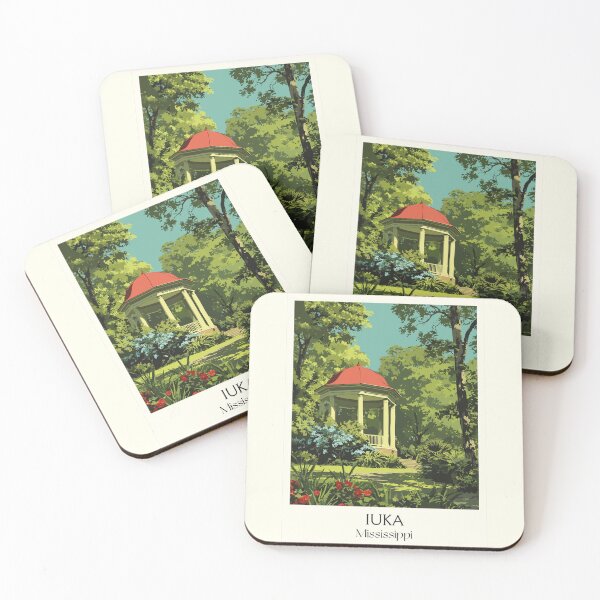 Item preview, Iuka Mississippi Park | Town Gazebo in Summer Art Print designed and sold by TuncGK.