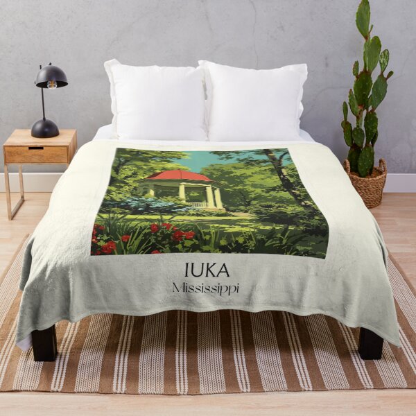 Item preview, Iuka Mississippi Park | Town Gazebo in Summer Art Print designed and sold by TuncGK.
