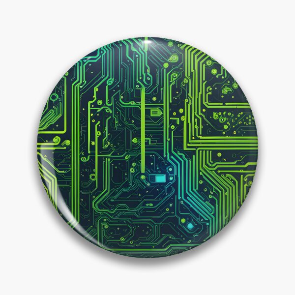 Item preview, Circuit Board Pattern green and blue designed and sold by veryarticulated.