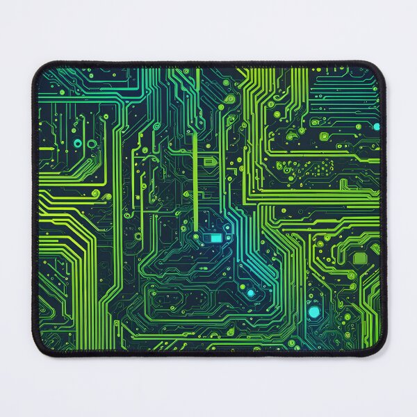 Item preview, Circuit Board Pattern green and blue designed and sold by veryarticulated.