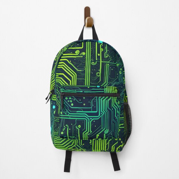 Item preview, Circuit Board Pattern green and blue designed and sold by veryarticulated.