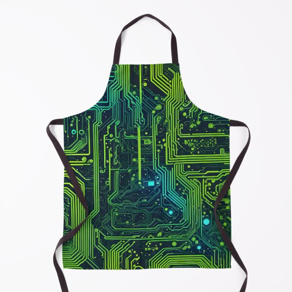 Item preview, Circuit Board Pattern green and blue designed and sold by veryarticulated.