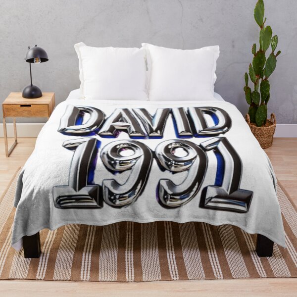 Item preview, David 1991 — Chrome 3D Name Design designed and sold by AlexLineArt.