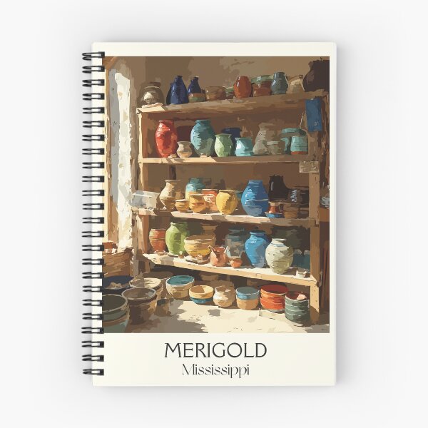 Item preview, Merigold Mississippi Pottery | Artisan Crafts Art Print designed and sold by TuncGK.