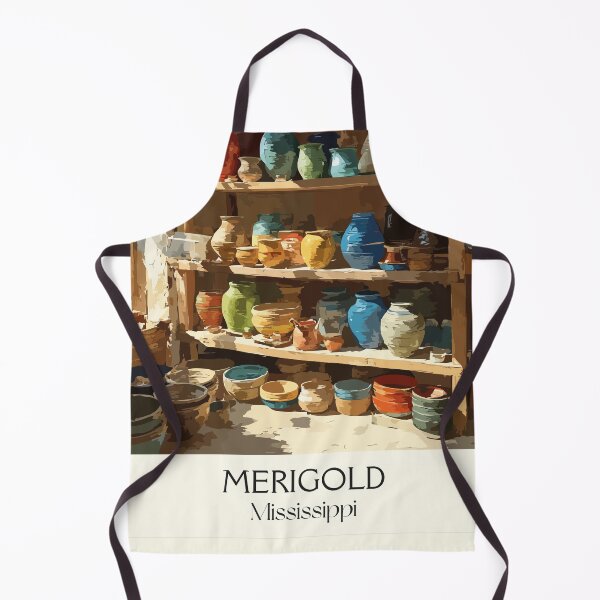 Item preview, Merigold Mississippi Pottery | Artisan Crafts Art Print designed and sold by TuncGK.