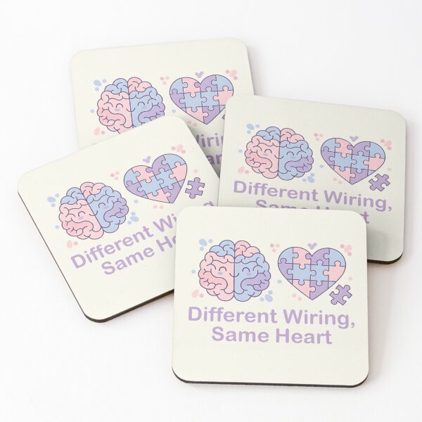 Item preview, Different Wiring Same Heart Autism Awareness  designed and sold by Joyful-Park.