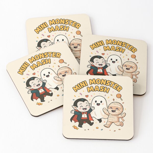 Item preview, Mini Monster Mash Cute Halloween Squad Design designed and sold by Dantin.