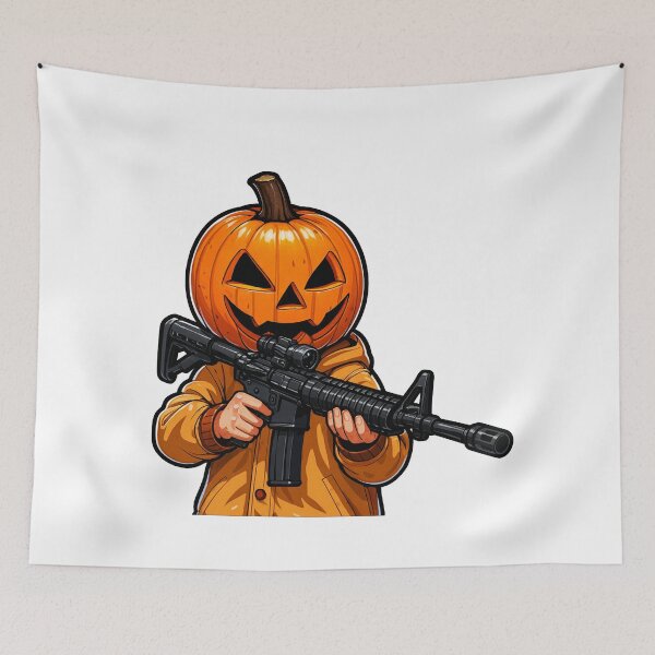 Item preview, Tactical Halloween Jack-o-lantern  designed and sold by RAWLIFEGRAPHIC.