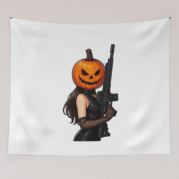 Item preview, Tactical Halloween Jack-o-lantern  designed and sold by RAWLIFEGRAPHIC.