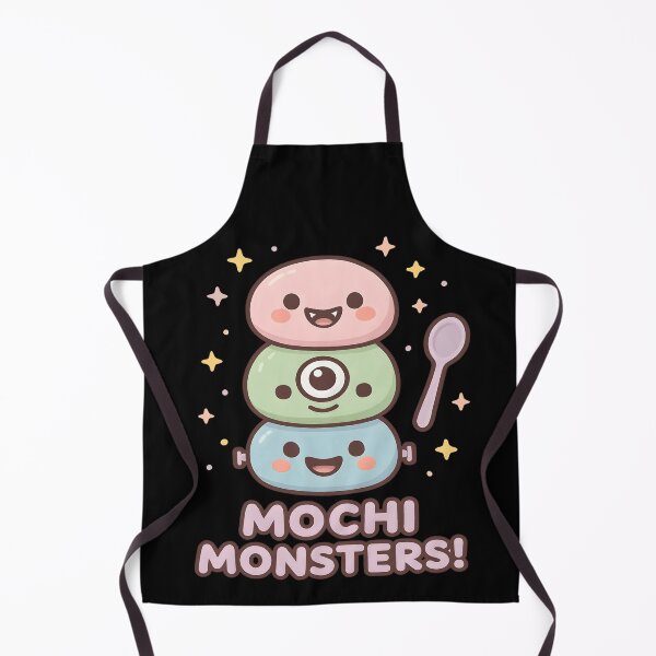 Item preview, Mochi Monsters Cute Japanese Food Pun Design designed and sold by Dantin.