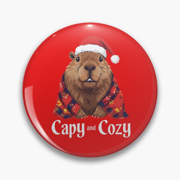 Item preview, Capy and Cozy – Chill Chrismas Capybara Relaxing Design designed and sold by Two bro's shop.