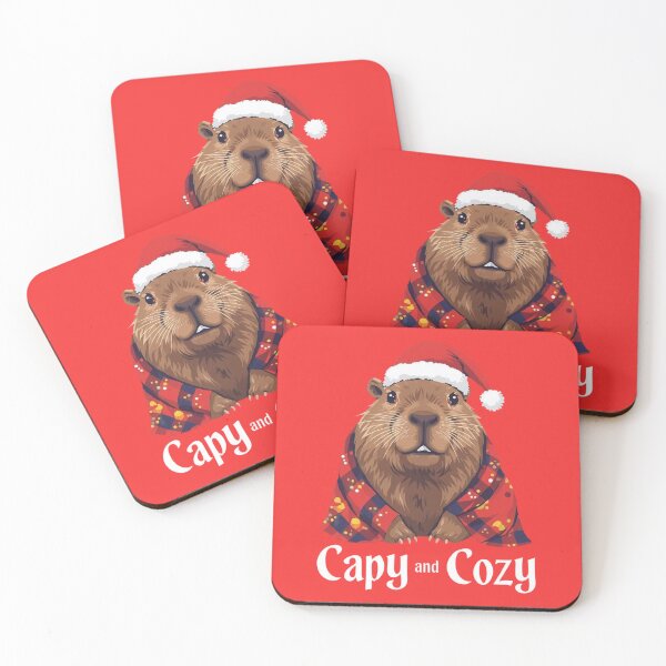 Item preview, Capy and Cozy – Chill Chrismas Capybara Relaxing Design designed and sold by Two bro's shop.