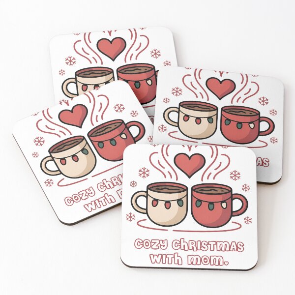 Item preview, Cozy Christmas with Mom | Cute Mugs and Hot Cocoa Holiday Design | Best Mom Ever Gift designed and sold by ju-jugno.