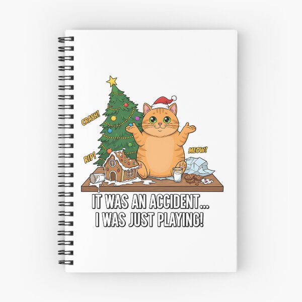 Item preview, Accidental Christmas Chaos Cat Meme designed and sold by Silent Watch Threads..