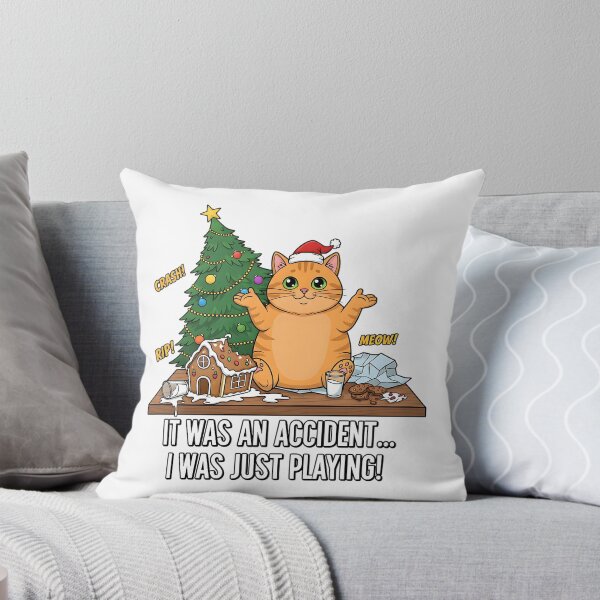 Artikelvorschau, Meme über versehentliches Weihnachtschaos (Katze) entworfen und verkauft von Silent Watch Threads..