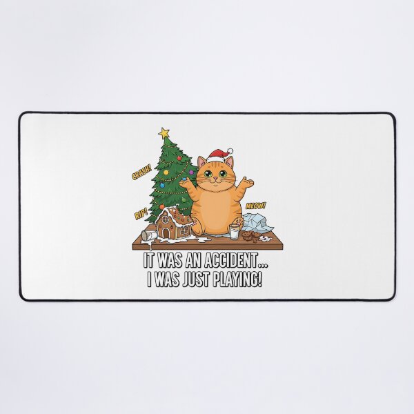 Artikelvorschau, Meme über versehentliches Weihnachtschaos (Katze) entworfen und verkauft von Silent Watch Threads..