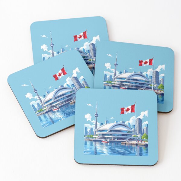 Item preview,  Ontario Place Toronto – Front View 3D Sketch with Canadian Spirit, designed and sold by PaintMeWorld.