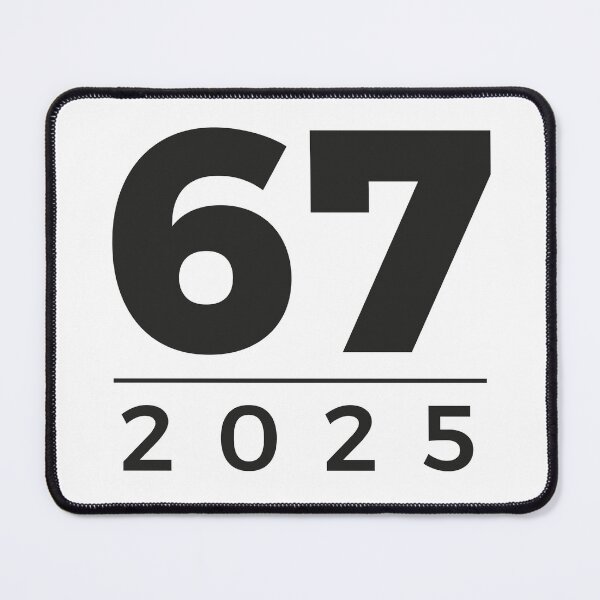 Item preview, Six Seven 67 - Word of the Year 2025 - Viral Meme designed and sold by SiskinArt.