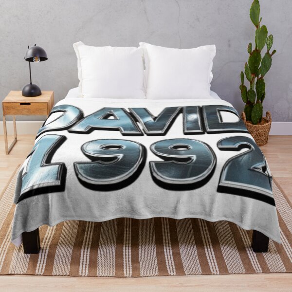 Item preview, David 1992 — Chrome 3D Name Design designed and sold by AlexLineArt.