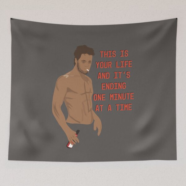 Item preview, Tyler Durden Fight Club Quote designed and sold by AsSceneOnScreen.