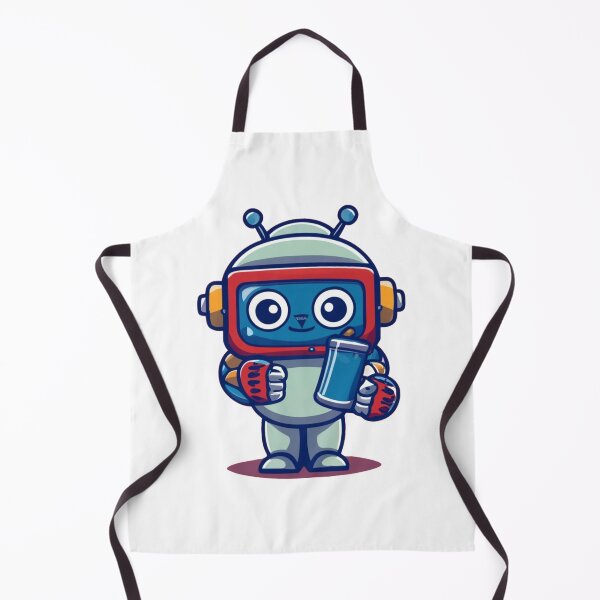 Item preview, Cute Green and Blue Robot Cartoon – Fun Sci-Fi Character Design designed and sold by Cultradesign.