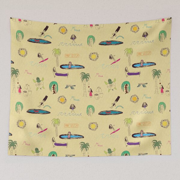 Item preview, From my kid's sketchbook - Maui Beach designed and sold by Goddessart.