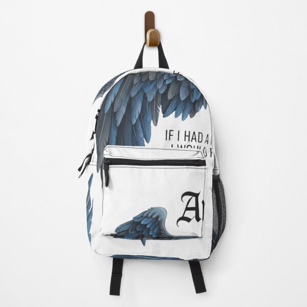 Item preview, Angel Wings Aesthetic T-Shirt | Gothic Blue Feather Wings Quote Design designed and sold by KBDesignLab.