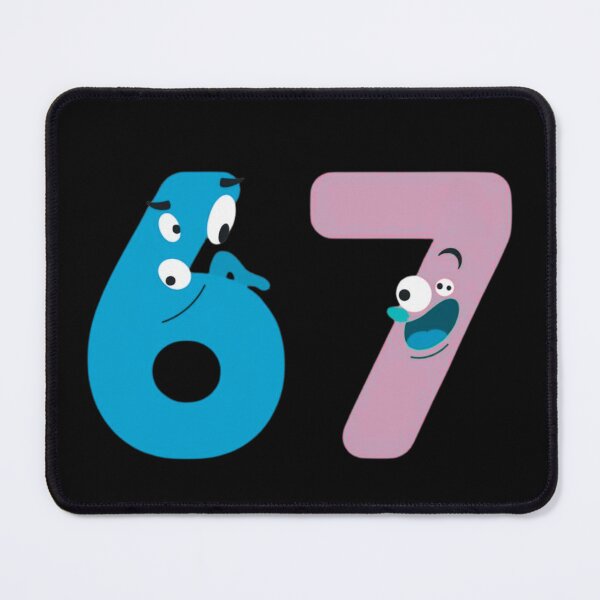 Item preview, 6 and 7  Fun 67– Chaotic Number Duo designed and sold by Design_Your_Day.