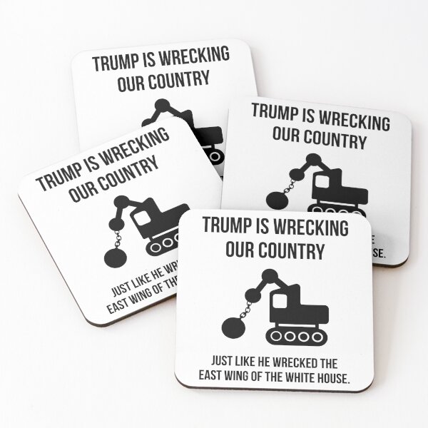Item preview, Trump is wrecking our country.  designed and sold by Rachel the Artist .