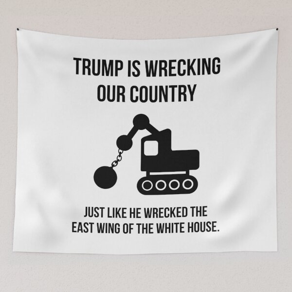 Item preview, Trump is wrecking our country.  designed and sold by Rachel the Artist .