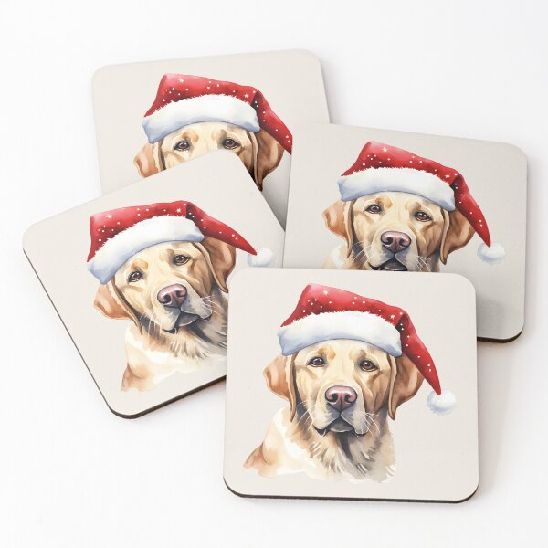 Item preview, Labrador Retriever in Classic Santa Hat designed and sold by QuietBloom80.