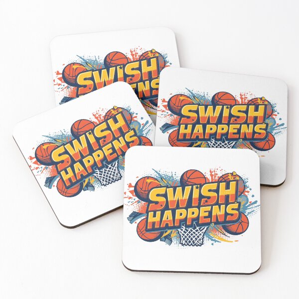 Item preview, Funny Basketball Quote – “Swish Happens”Funny Basketball Quote – “Swish Happens” designed and sold by Wild Jrip.