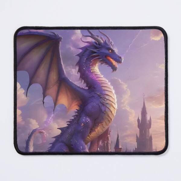 Item preview, Mystical Dragon & Gothic Castle – Fantasy Anime Design for Decor & Accessories designed and sold by PunchDrop.