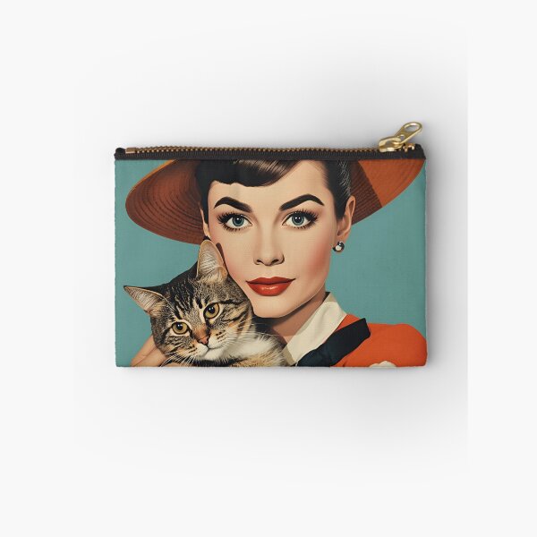 Item preview, Vintage Pretty Retro Girl Cute Cat Catlover Whiskers Before Misters  designed and sold by Vintage City.