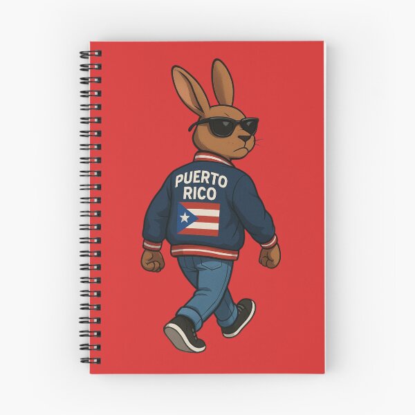 Item preview, Puerto Rican Bunny Reppin' La Isla designed and sold by LeelasInk.