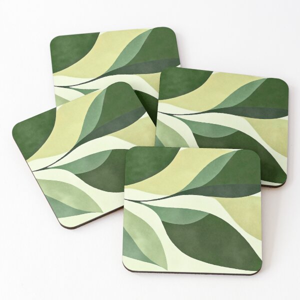 Item preview, Calm Green Foliage Forms designed and sold by artsandsoul.