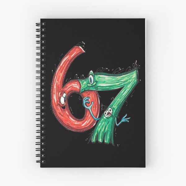 Item preview, 6 and 7 Fun 67– Chaotic Number Duo designed and sold by Design_Your_Day.