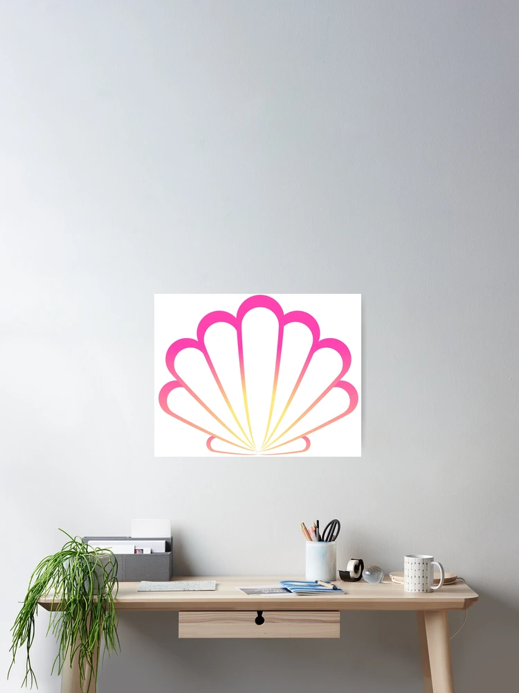 Thumbnail 2 of 3, Poster, Pink Seashell designed and sold by Risa-C.