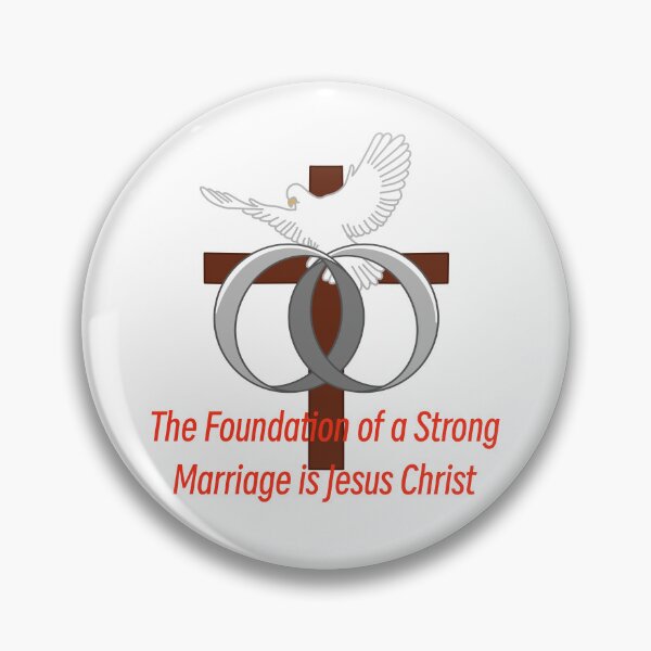 Item preview, A Strong Marriage is Built on Christ (Silver Rings) (White Edition) designed and sold by Dkdesign41.