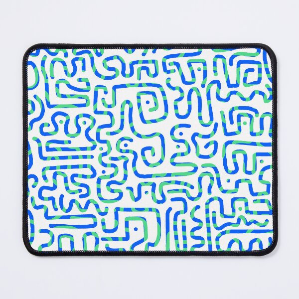 Item preview, Wiggle Woggle-Turq Green designed and sold by Fabricatemyart.