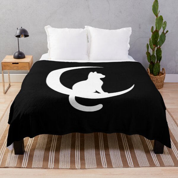 Item preview, Cat and Crescent Moon – Minimalist Witchy Celestial designed and sold by The Junto Shop.