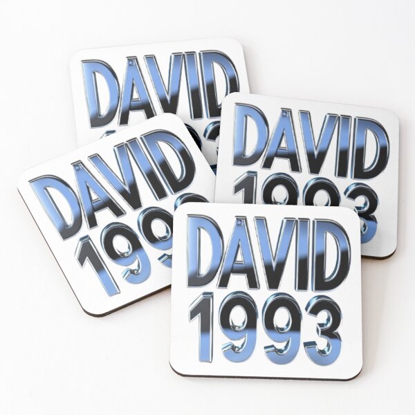 Item preview, David 1993 — Chrome 3D Name Design designed and sold by AlexLineArt.