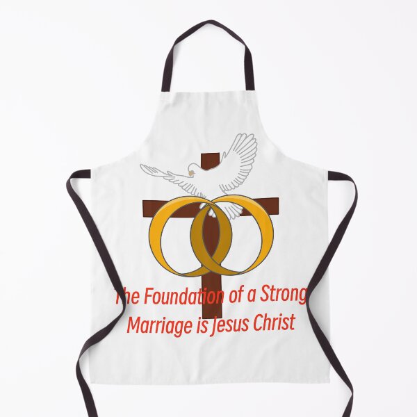 Item preview, A Strong Marriage is Built on Jesus (Gold Rings) (White Edition) designed and sold by Dkdesign41.