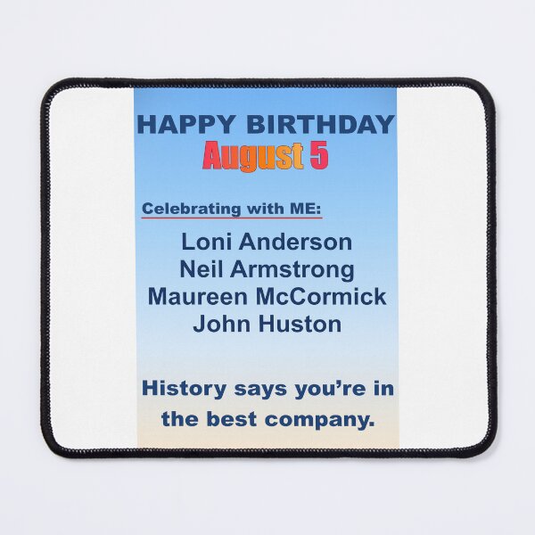 Item preview, August 5 – Famous Americans Celebrating with ME designed and sold by ariksworld.